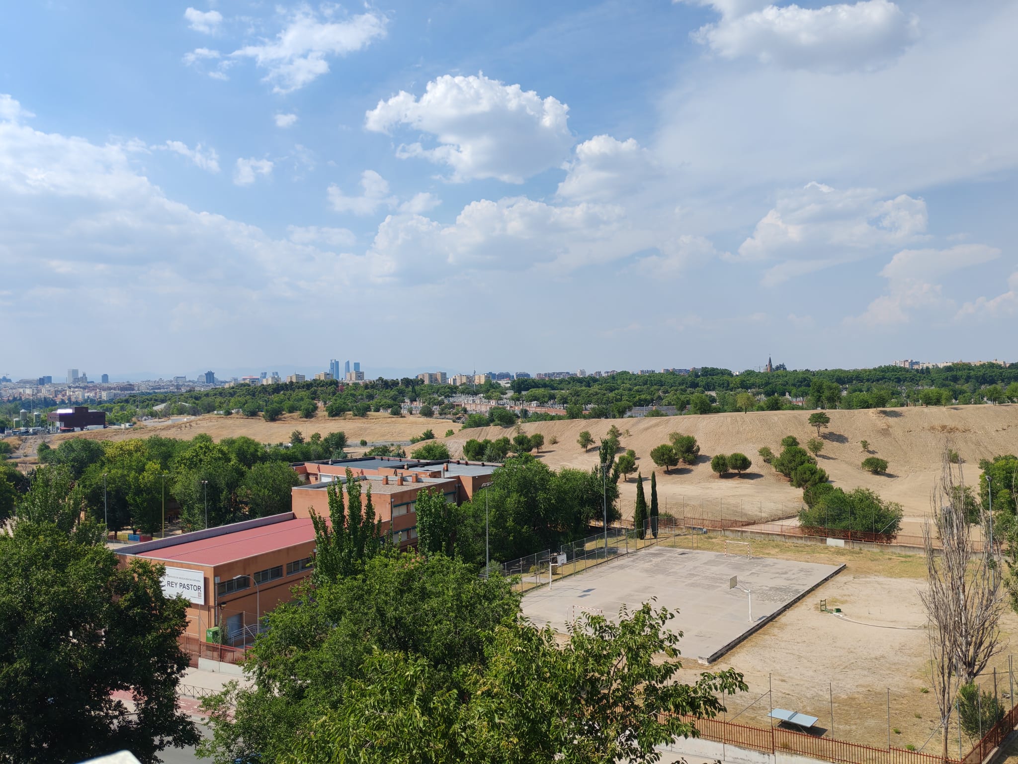 Vistas desde piso en La Marroquina Madrid